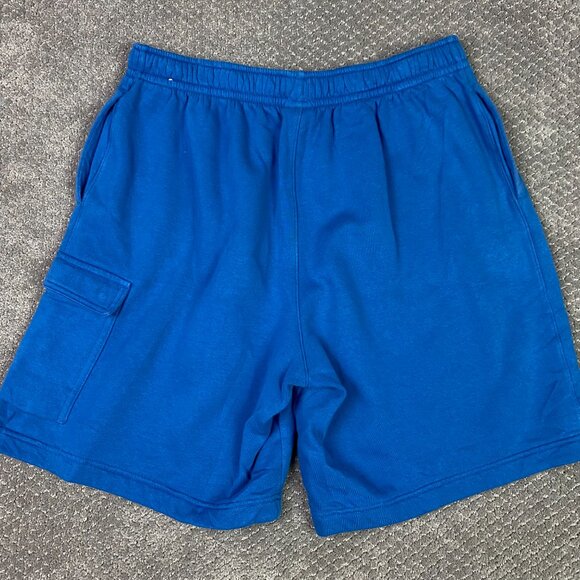 Nike Sportswear Club Sweat Shorts Men's XL Blue Fleece Cargo Gym CZ9956 407 - Picture 3 of 14